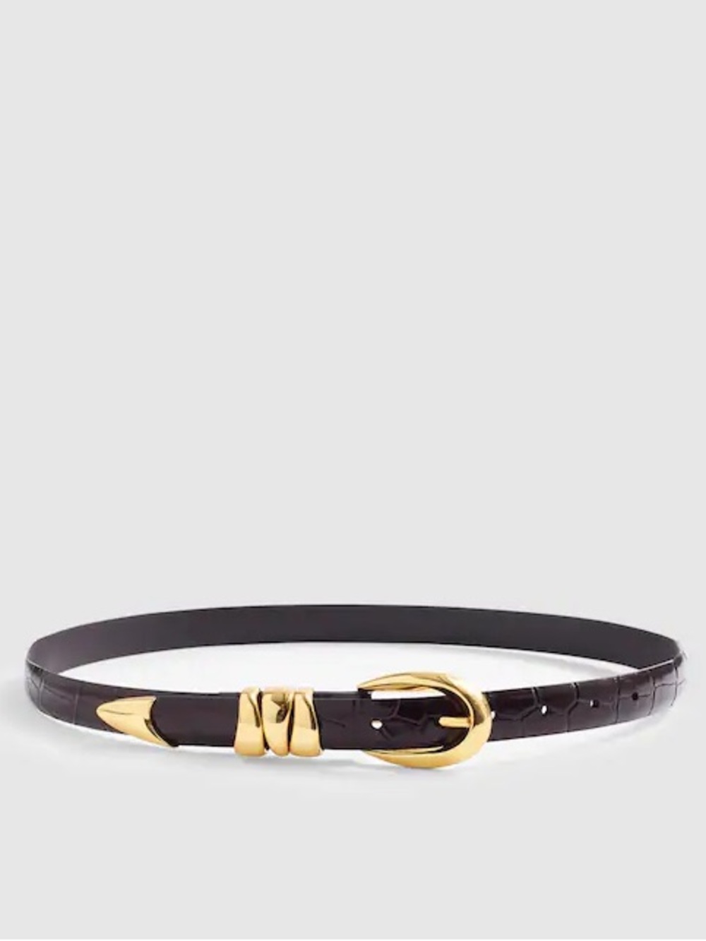 Madewell Triple Metal Keeper Belt